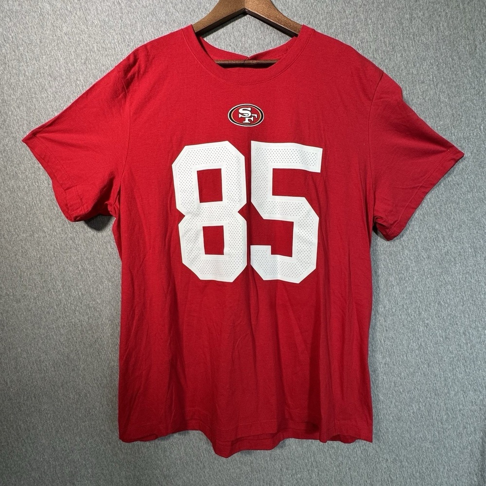 Nike Tee George Kittle 85 T Shirt Red Men's 2XL NFL San Francisco 49ers XXL